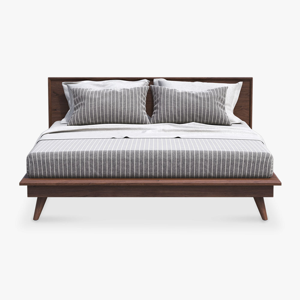 Upholstered Panel Bed - 图片 2