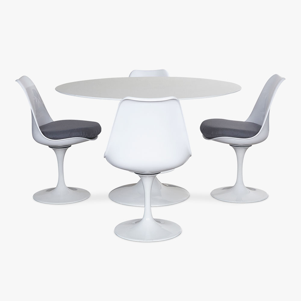 Set Table and 5 Stools - 图片 3